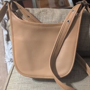 Coach Janice Tan Leather Shoulder Bag